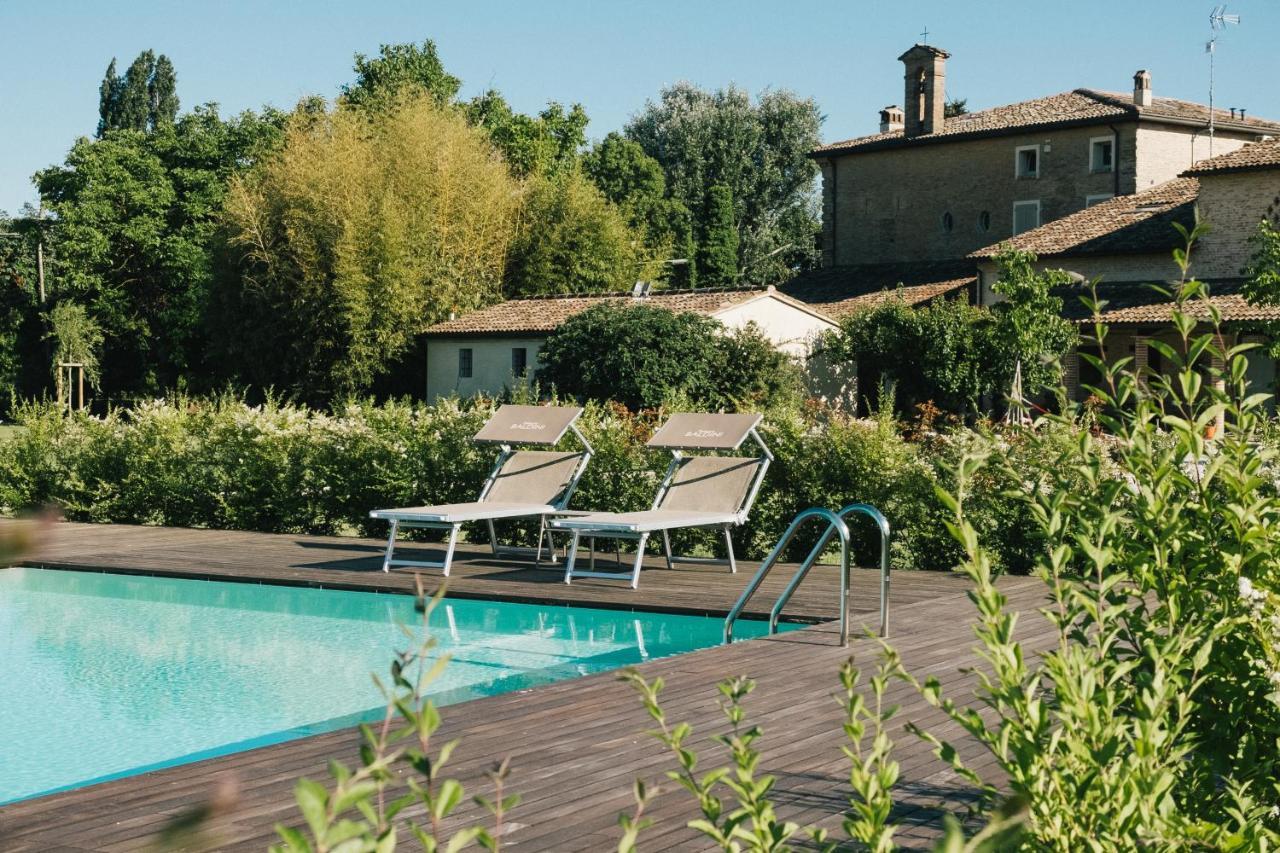 Agriturismo Palazzo Baldini Villa Bagnacavallo Exteriör bild